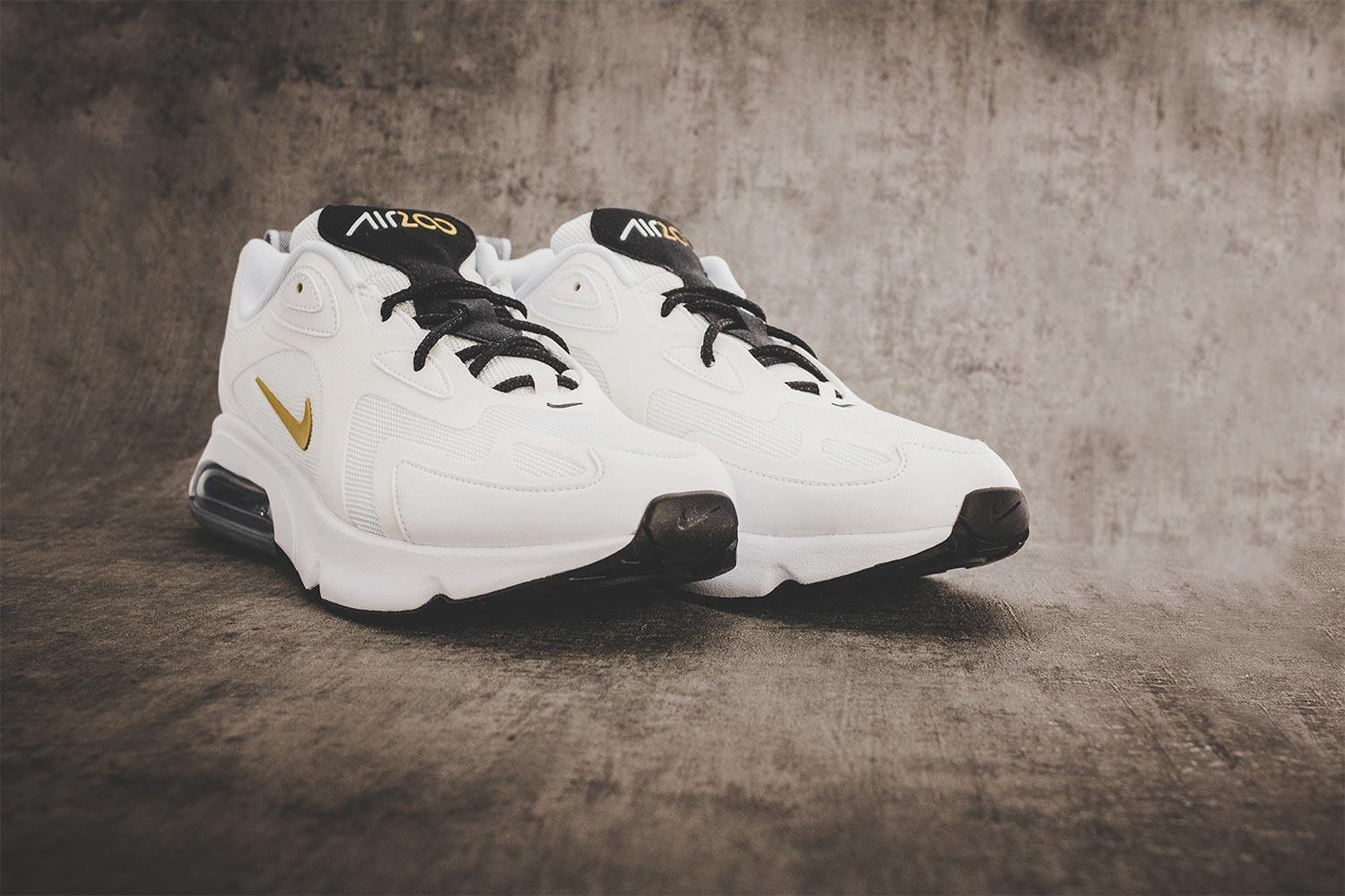 Nike Air Max 200 AQ2568-102 - white-metallic gold-black - Brooklyn Footwear x Fashion