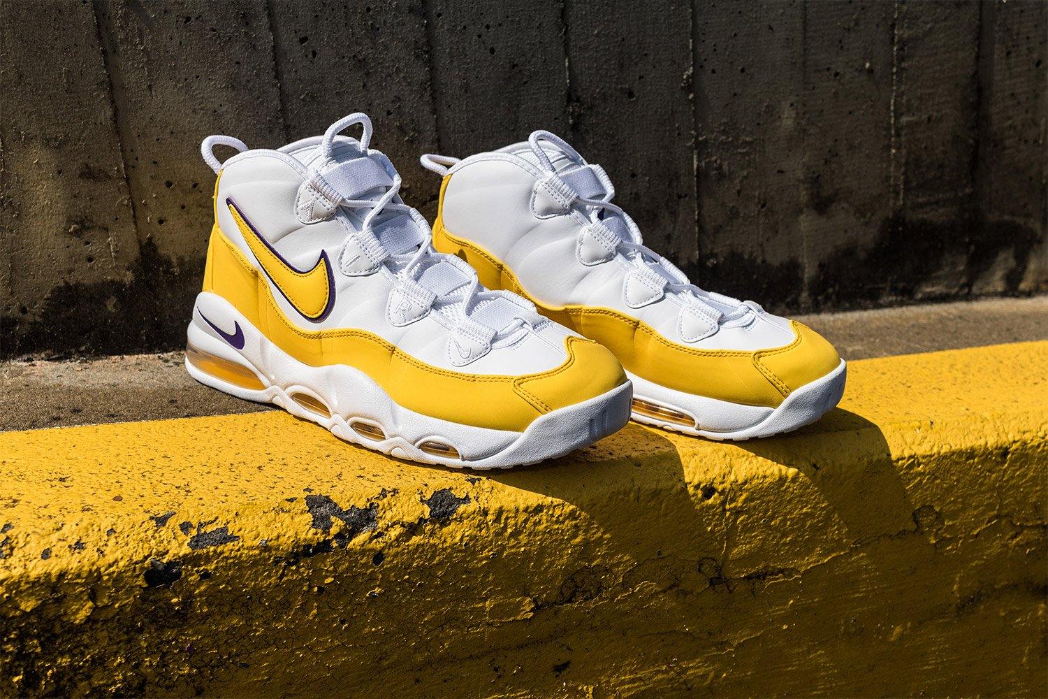 Nike Air Max Uptempo 95 white-amarillo CK0892-102 - Brooklyn Footwear x Fashion