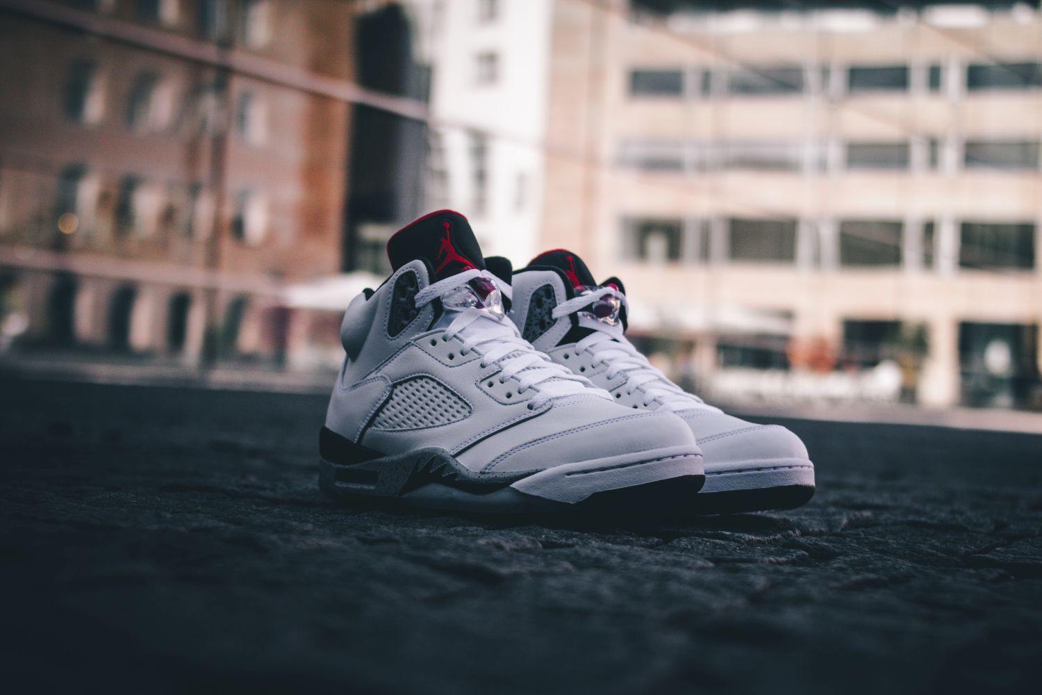 Air Jordan 5 Retro - White Cement - Brooklyn Footwear x Fashion