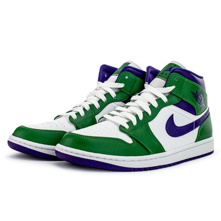 Jordan Air Jordan 1 Mid 554724-300 - weiss-grün-lila