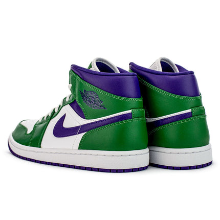 Jordan Air Jordan 1 Mid 554724-300 - weiss-grün-lila