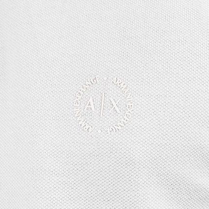 Armani Exchange Jersey Polo - White 8NZF75-Z8M5Z-1100-