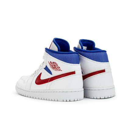 Jordan Wmns Air Jordan 1 Mid BQ6472-164 - weiss-rot-blau
