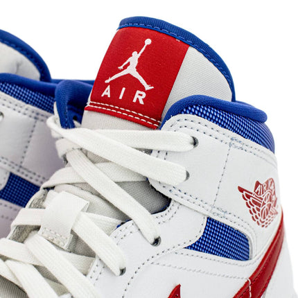 Jordan Wmns Air Jordan 1 Mid BQ6472-164 - weiss-rot-blau