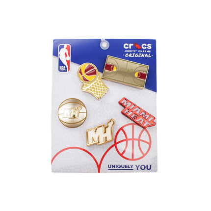Crocs Miami Heat NBA Jibbitz™ 5 Stück 10012088-