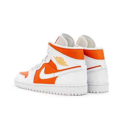 Jordan Wmns Air Jordan 1 Mid SE CZ0774-800 - weiss-orange