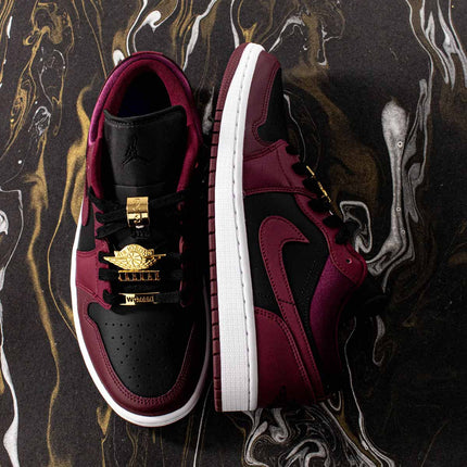 Jordan Wmns Air Jordan 1 Low DB6491-600 - dunkelrot-schwarz-weiss