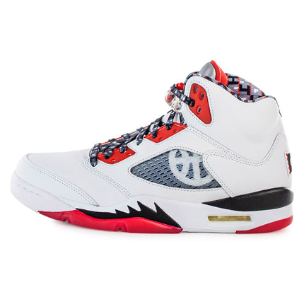 Jordan Air Jordan 5 V Retro - Quai 54 DJ7903-106 - weiss-schwarz-rot