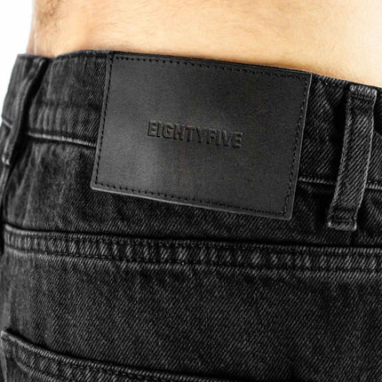 EightyFive Baggy Shorts Black Washed EF-0525-00001-002-BLW-