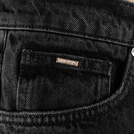 EightyFive Baggy Shorts Black Washed EF-0525-00001-002-BLW-