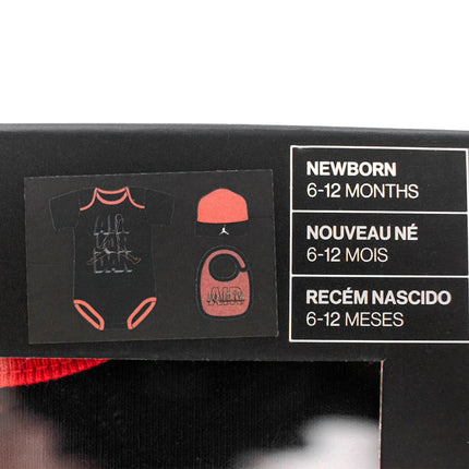 Jordan Sideline Hat Bodysuit Bib Set 3 Teile 6-12 Monate NJ0540-023-