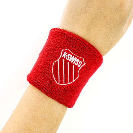 K-Swiss Schweissband Armband armb-rot-kswiss-