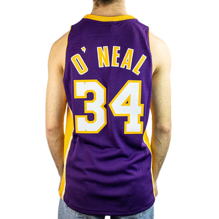 Mitchell & Ness Los Angeles Lakers NBA Shaquille O'Neal #34 NBA Swingman Jersey 2.0 Trikot SMJYGS18447-LALPURP99SON-