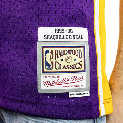 Mitchell & Ness Los Angeles Lakers NBA Shaquille O'Neal #34 NBA Swingman Jersey 2.0 Trikot SMJYGS18447-LALPURP99SON-