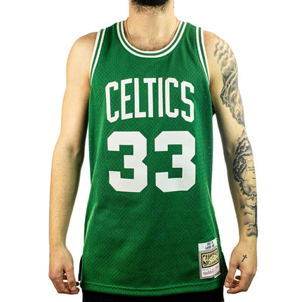 Mitchell & Ness Boston Celtics NBA Larry Bird #33 1985-86 Swingman Jersey Trikot SMJYGS18142-BCEKYGN85LBI-