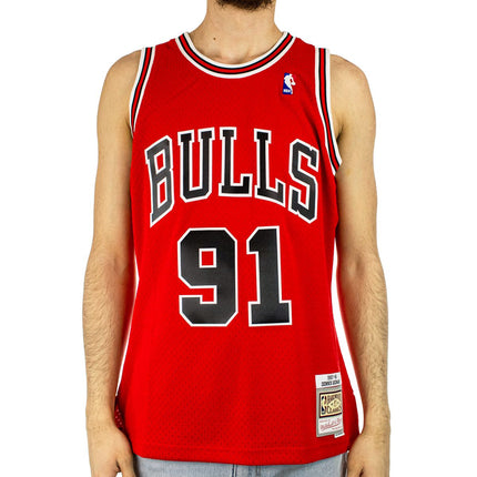 Mitchell & Ness Chicago Bulls Dennis Rodman #91 NBA Swingman Jersey 2.0 Trikot SMJYGS18154-CBUSCAR97DRD-