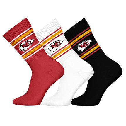 NFL Kansas City Chiefs NFL Crew Socken 3 Paar 5600452-