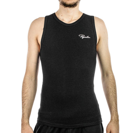 Pegador Signar Waffle Undershirt Washed Black Unbleached PGDR-5089-002/352-