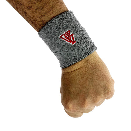 Sonstiges Schweissband Armband Vokal grau vokal-grau-