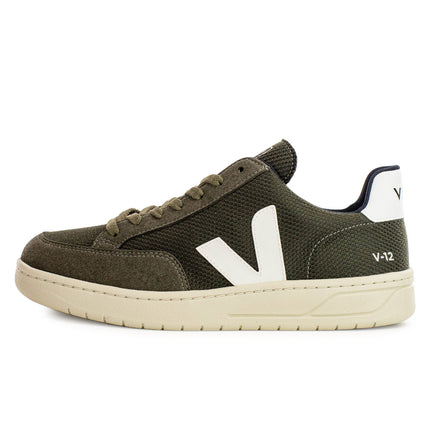Veja V-12 B-Mesh Olive White XD0102820-