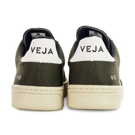 Veja V-12 B-Mesh Olive White XD0102820-