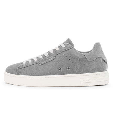 Armani Exchange Leather Sneaker - Neutral Grey XUX253-XV868-01829-