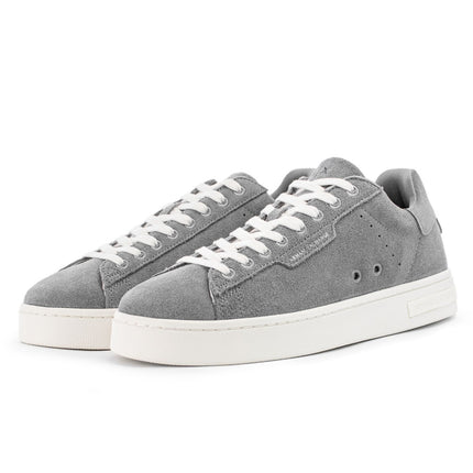 Armani Exchange Leather Sneaker - Neutral Grey XUX253-XV868-01829-