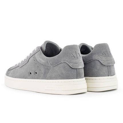 Armani Exchange Leather Sneaker - Neutral Grey XUX253-XV868-01829-